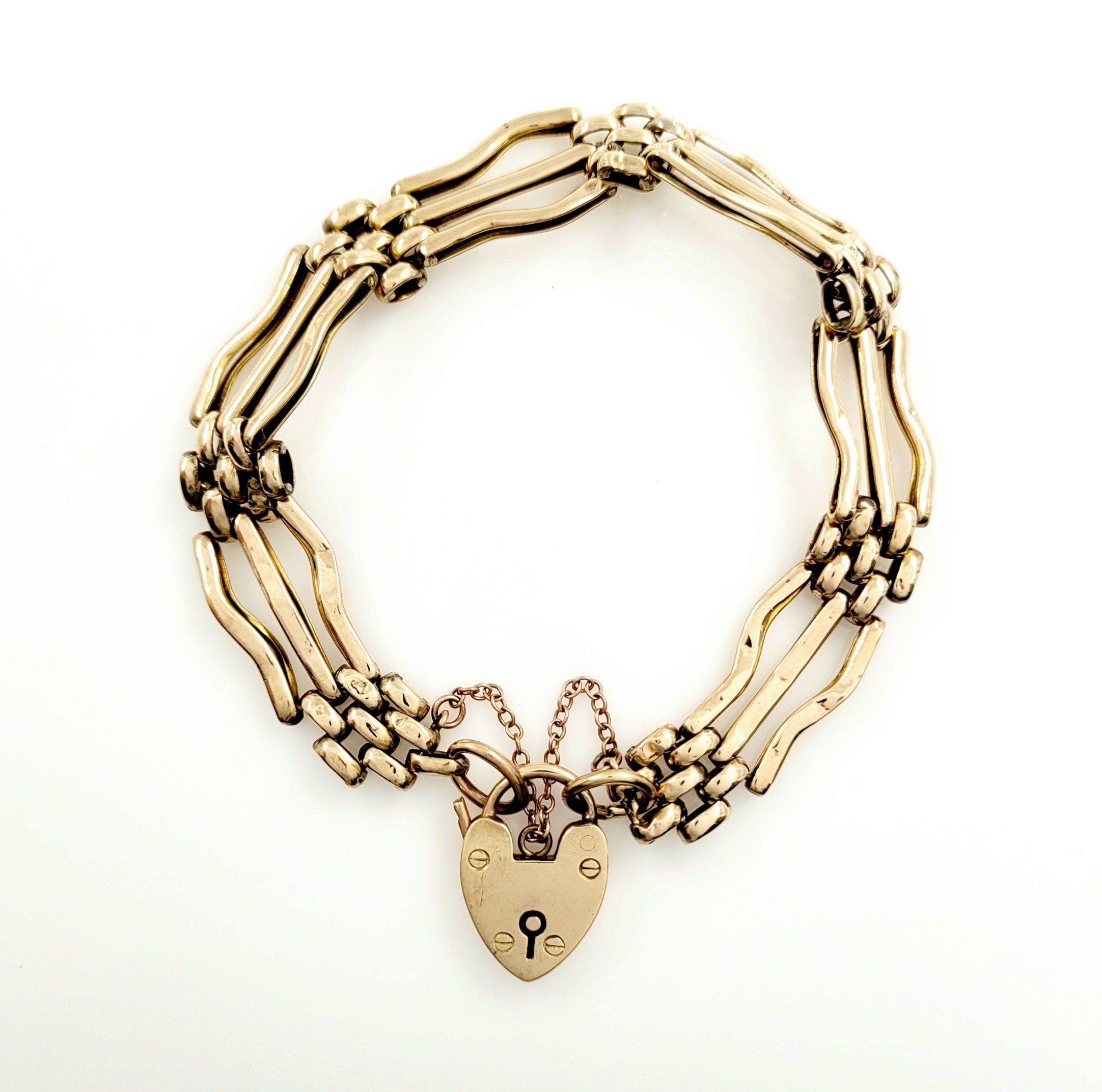 Rose gold gate bracelet discount
