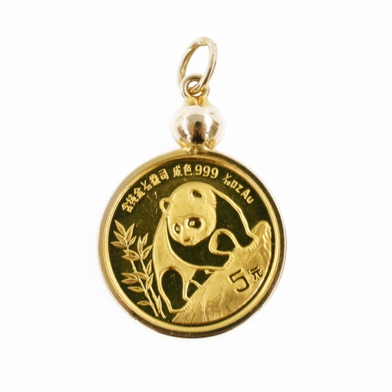 Chinese Panda Coin .999 1/20 oz Yellow Gold Penda… - image 3