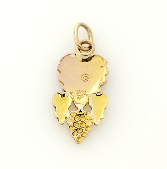 Black Hills Gold Leaf Pendant - Small, Tiny, Dain… - image 4
