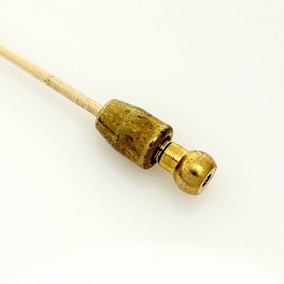 Vintage Gold and Diamond Stickpin, 3 Tone Gold, T… - image 10
