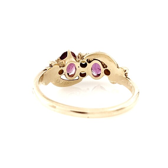 Allsopp Bros. Garnet Pearl Ring, 14k Yellow Gold,… - image 4