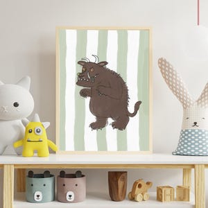 Gruffalo-Inspired Print | Digital Art | Downloadable | Julia Donaldson | Kids Bedroom