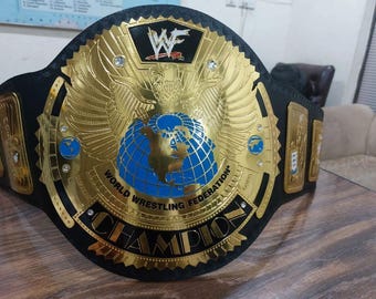 Big Eagle Winged Eagle Wrestling Championship Belt | 2MM Brass Metal Plates | Cowhide Leather Strap | Duty Free Shipping