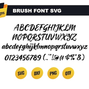 Brush Fonts / Font Bundle for Cricut / Font Bundle for Crafters / Handwriting Fonts / Sans Fonts / Cute Girly / Procreate Fonts
