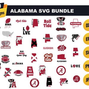 Alabama Svg, Alabama Png, Alabama Crimson Svg, Alabama Sweatshirt, Crimson Svg, Alabama Football Svg, Alabama State Svg Svg Files For Cricut