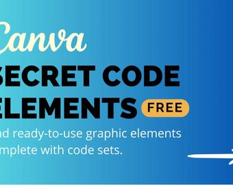 Canva Element Code, Digital Assets for Canva, Canva Design Code, Template Code, Graphic Design Tool, Canva Resource, Digital Canva Resources