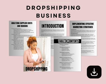 Start Your Own DROPSHIPPING Business Today, Online Business Opportunity, Work From Home, E-commerce Store Setup