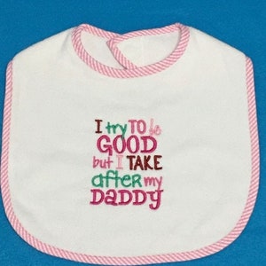Infant Bib, Baby Bib, Terry Cloth Bib, New Baby Gift, Gift, Baby Shower Gift, Baby Needs, Baby Girl Bib