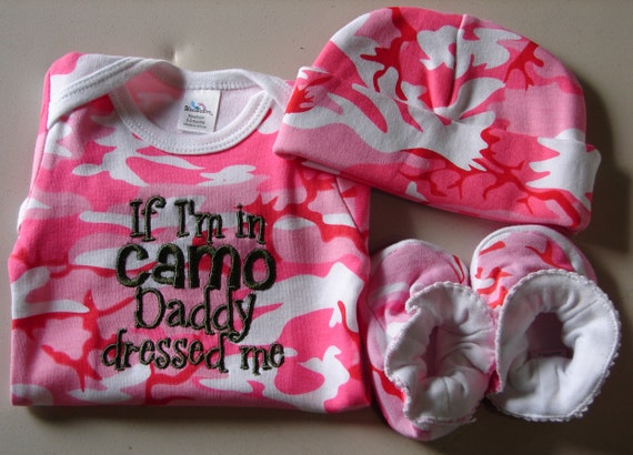 pink camo baby shower