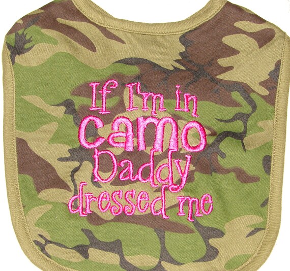 camo baby bibs