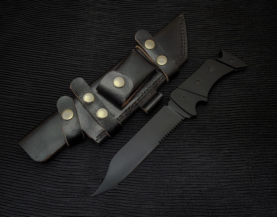 Custom Krieger Movie Knife Replica: Full Tang Stainless Steel With