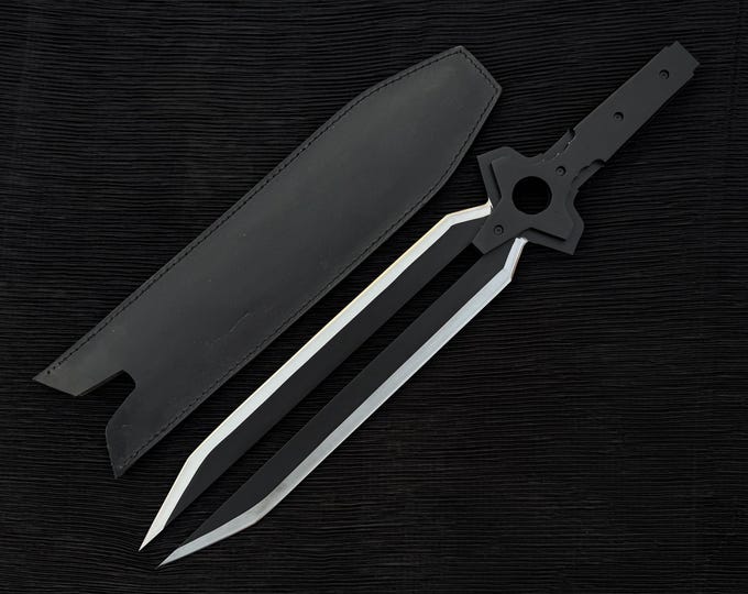 Darker Than Black Inspired Hei’s Sword with Sheath – Stainless Steel 1:1 Scale Collectibles