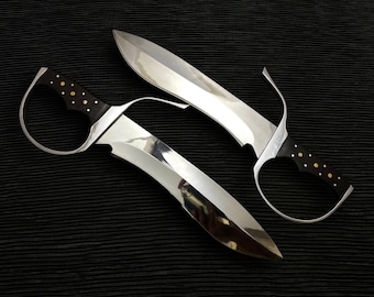 Hand Forged IP Man Replica Sword: High Polish Stainless Steel with Leather Sheath