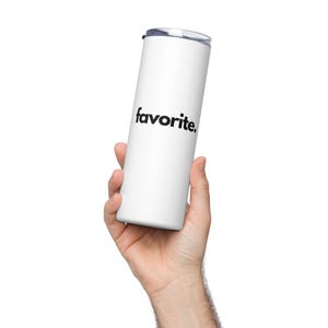 FAVORIT - Isolierter Edelstahlbecher mit Strohhalm, 20 Unzen für eiskalten, heißen und kalten Kaffee und Tee, Geschenk für Sie, Geschenk für Freundin