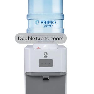 Primo Countertop Deluxe Water Dispenser, 3 Temp (Hot-Cool-Cold) Water Dispenser for 5 Gallon Bottle w/Child-Resistant Safety Feature.