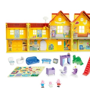 New Peppa Pig House with Baby Evie playset