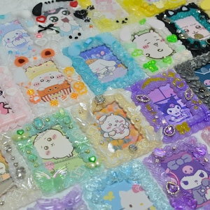 1+1 K-pop Toploader Deco, Custom Photocard Holder, Kawaii Toploader Sleeve, Decorated Card Case