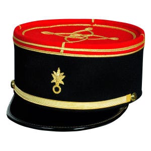 French Military Kepi, France Army Embroidery Cap