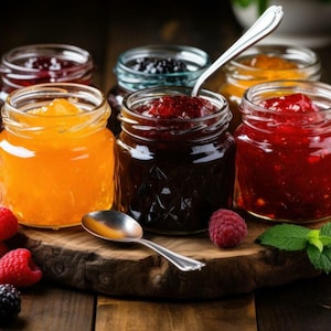 homemade organic farm fresh fruit preserves. All natural and organic