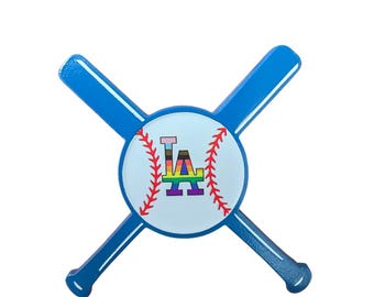 LA Pride Baseball Pin