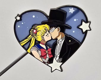 The Kiss Hard Enamel Pin