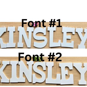 Hand Painted Letters to Spell Name in Nursery or Child's Room With ...