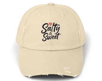 Unisex Distressed Cap - Casual, Trendy, Funny Hat for Everyday Wear, Perfect for Festivals, Gifts, Outdoors