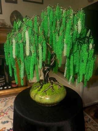 Albero Della Vita In Alluminio Lucido Su Base Legno – 42cm, Scultura Decorativa E Portagioielli