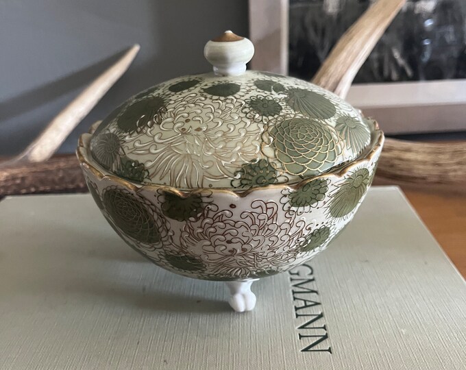 Vintage Trade Mark Genuine Kutani Japanese Ginger Jar/container Etsy