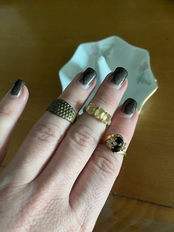 Gold Plated or Toned Rings - image 1