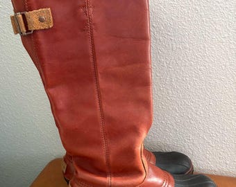 Sorel Slimpback Riding Boots ~ Size 9