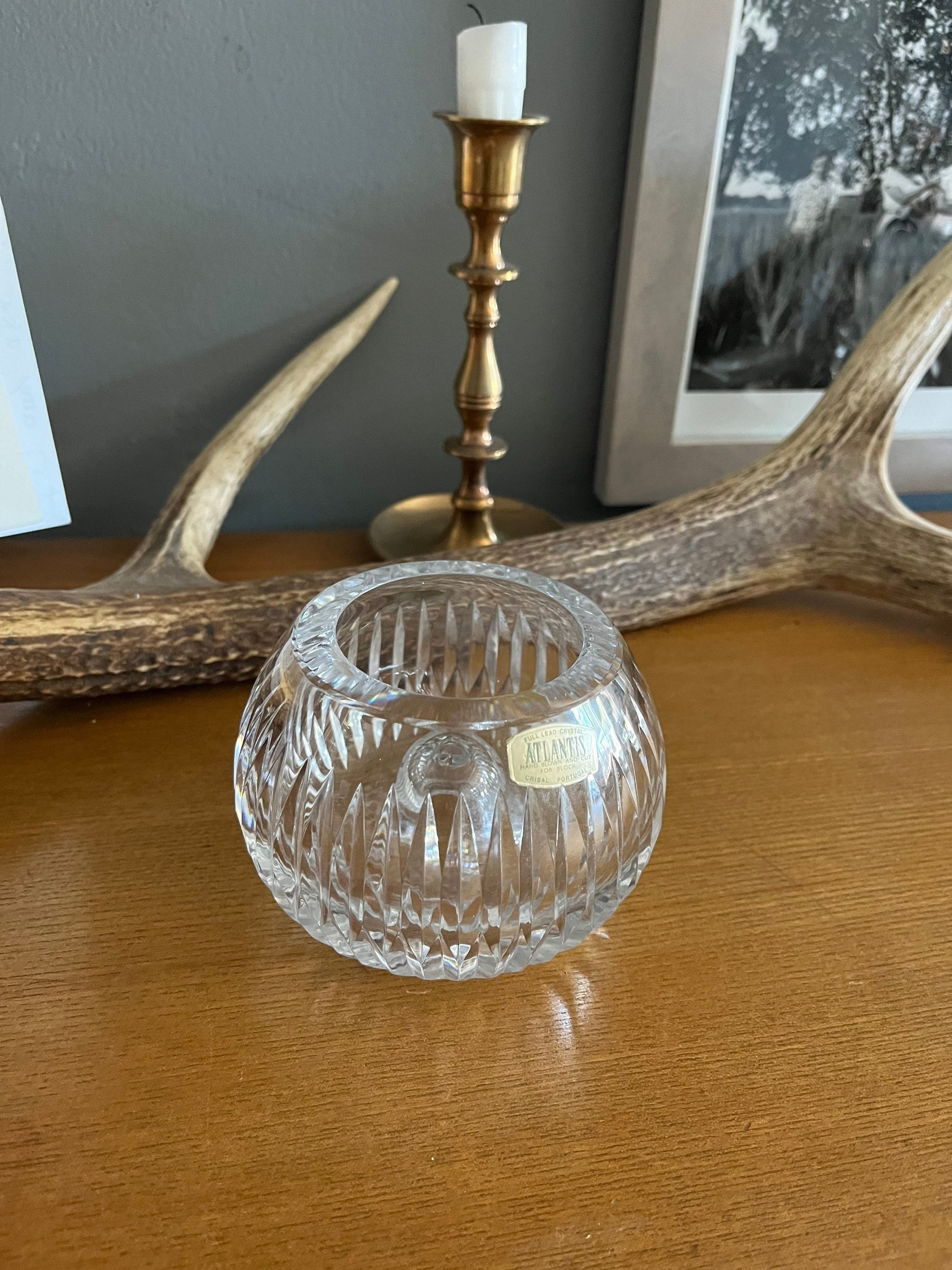 【Crisal Portugal】アンティークガラスセット Crisal Portugal】アンティークガラスセット