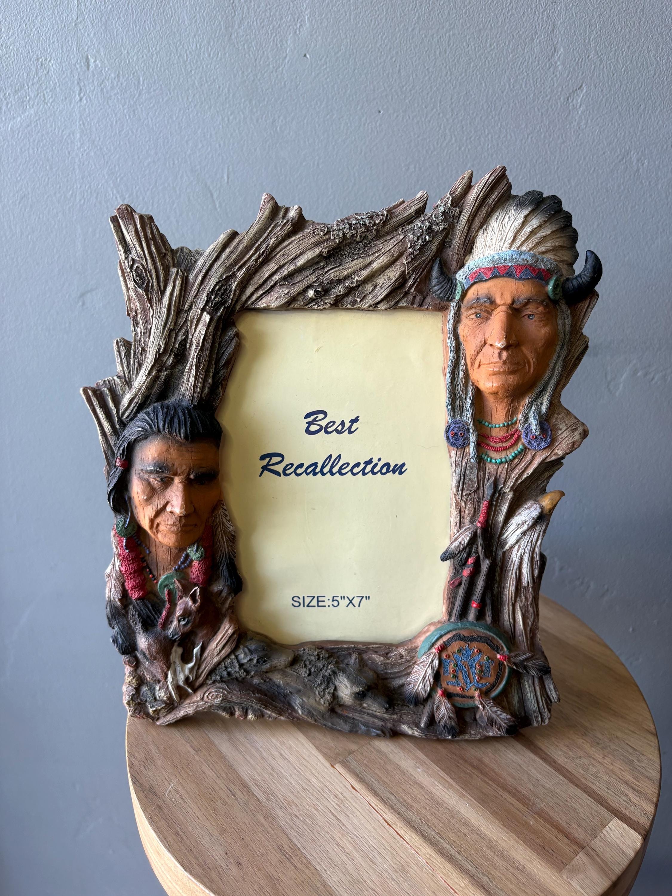 アメリカ先住民風アート 木製フレーム Native America Picture Frames - Etsy