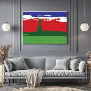 Statue of Liberty, New York City Digital Wall Art Print, 300DPI