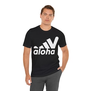 Aloha T-Shirt, Beachwear, Graphic Tee, Aloha Shaka T-shirt, Surf Style, Hawaii Style, 808,