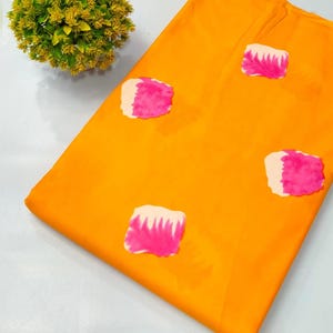 Hand-Dyed Abstract Splash Print Cotton Fabric: Sewing & Crafts