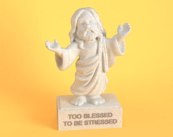 Cute Jesus 3D Print Digital Download File - STL