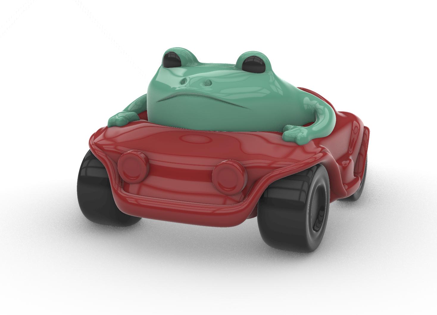 Topad Car Adorable Toad Car 3D Print Digital Download File - STL - Etsy