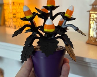 Halloween Candy Plant 3D Print Digital Download File - STL