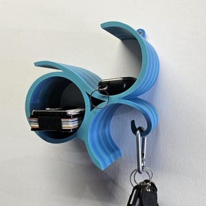 Minimalist Entryway Organizer Shelf • Modern Key & Leash Holder • Stylish Wall-Mounted Home Decor