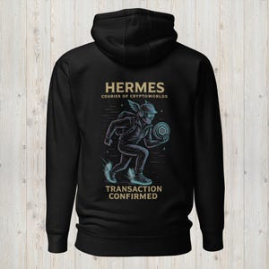 Europe&#39;s New Mythology - HERMES Courier of Cryptoworlds Hoodie
