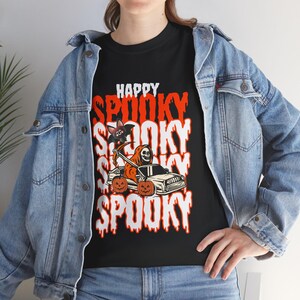 Halloween T-shirt, Halloween Lover Shirt, Retro Horror Shirt, Halloween Spooky Shirt, Ghost Shirt, Halloween Party Shirt, Pumpkin Shirt