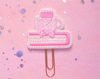 Coffee and Books Planner Paperclip