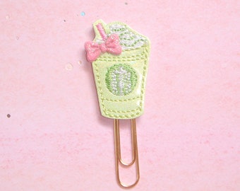 Green Drink Planner Paperclip