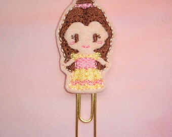 Beauty Princess Feltie Planner Clip Paperclip