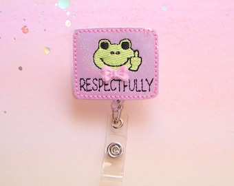 Atentamente, F Feltie Badge Reel