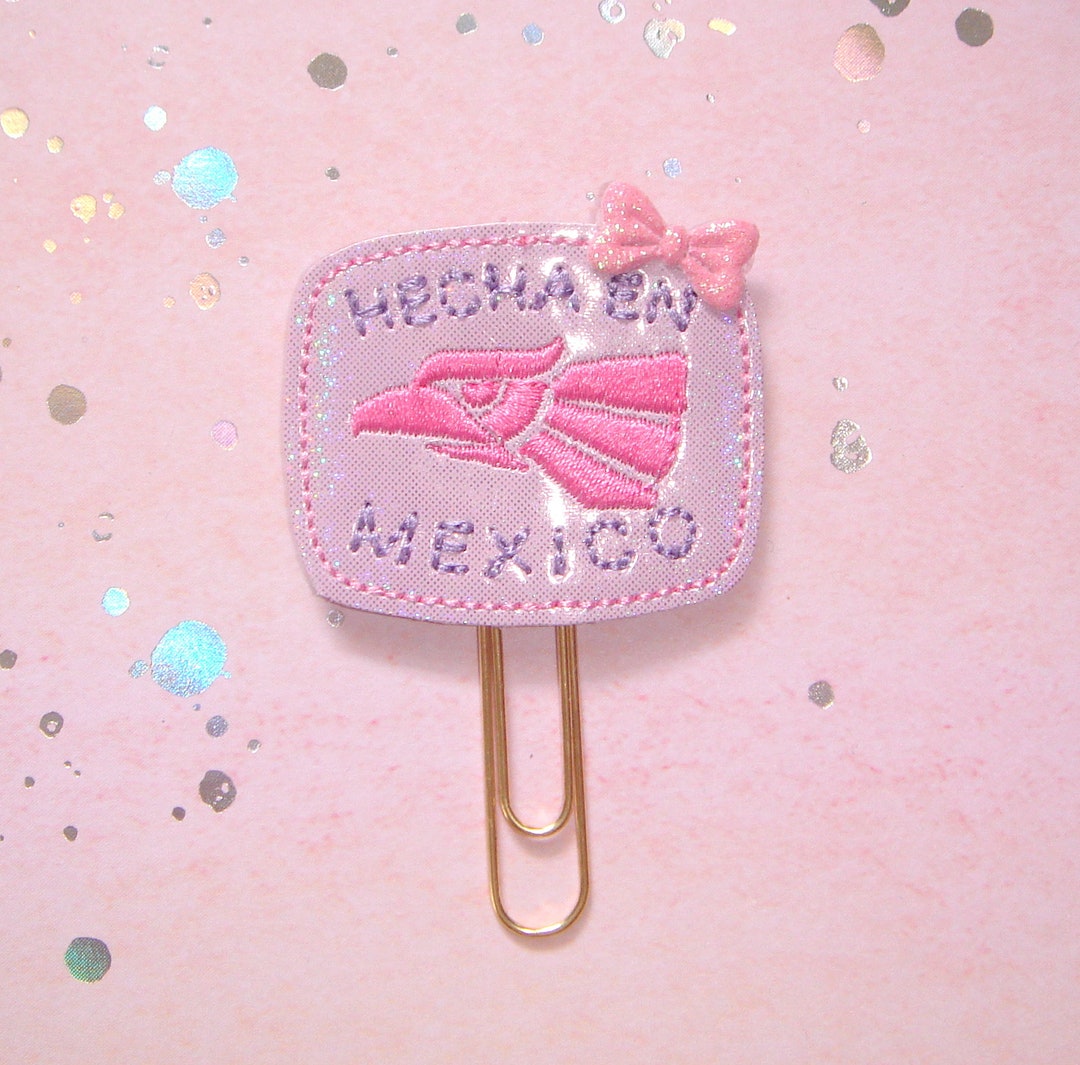 Hecha En Mexico Planner Paperclip Etsy