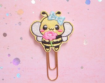 Flower Bee Planner Paperclip