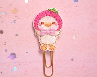 Strawberry Duck Planner Paperclip