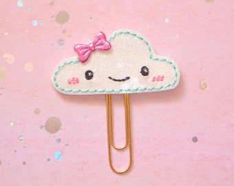 Happy Cloud Planner Paperclip